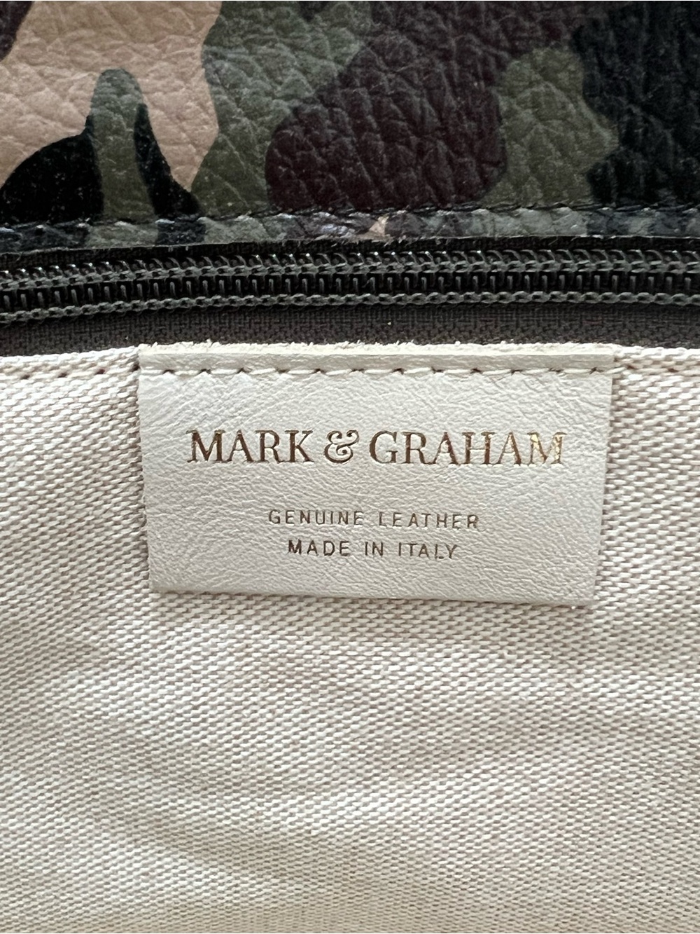 Mark& Graham Elisabetta Camo Satchel - Picture 2 of 4